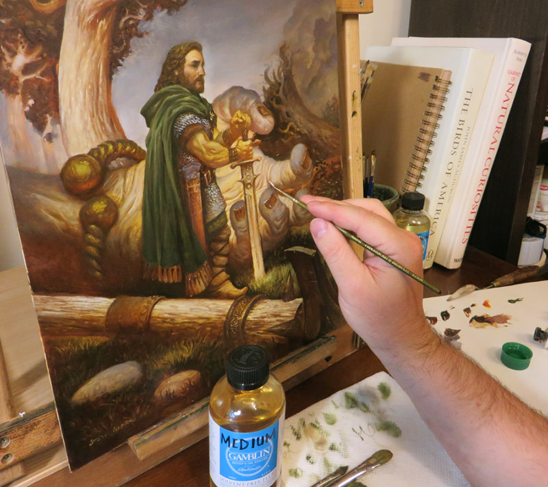The Clash of the Oil Painting Titans: Gamblin Solvent Free Gel vs