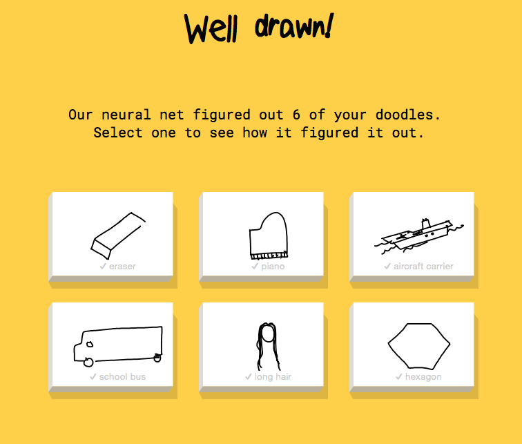 A.I. + Rough Drawing = Google Autodraw