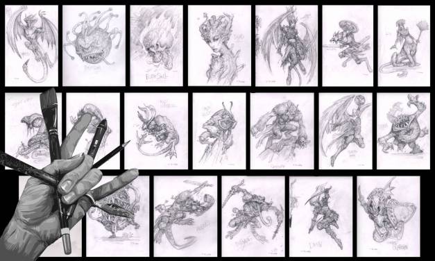 Video- 20 D&D drawings!