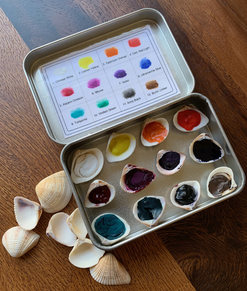 How to make Homemade paint Palette