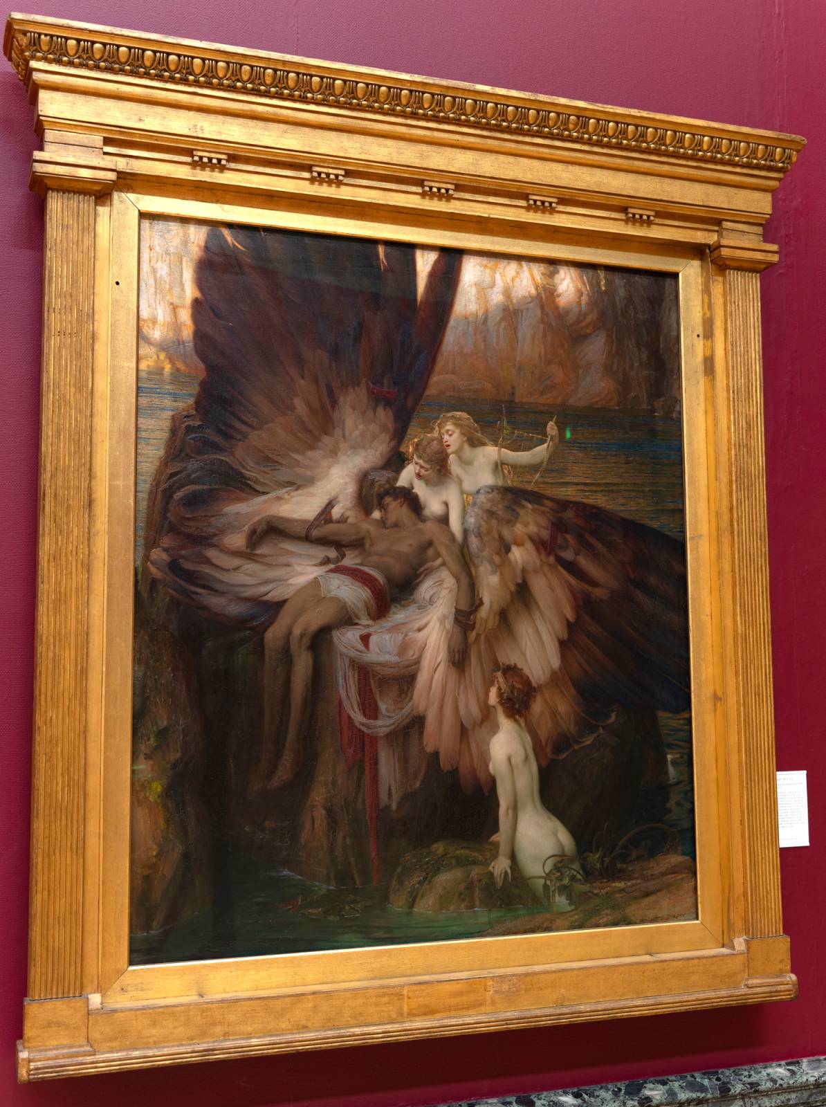 The Lament of Icarus – Study and Final Painting