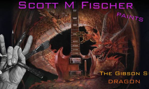 Fischer Paints- The Gibson Dragon SG