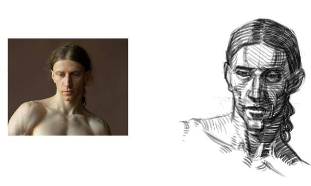 Studying the Portrait Using George Bridgman’s Book