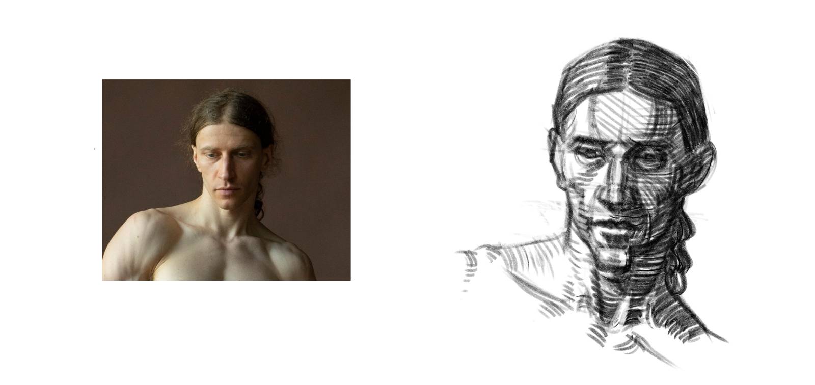 Studying the Portrait Using George Bridgman’s Book