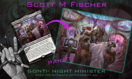 Fischer Paints: Gonti- the Night Minister for Magic the Gathering