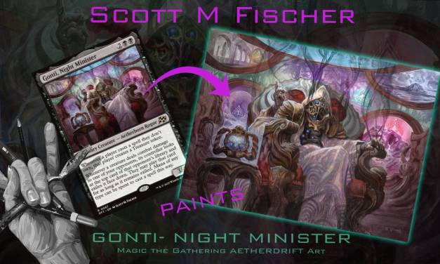 Fischer Paints: Gonti- the Night Minister for Magic the Gathering